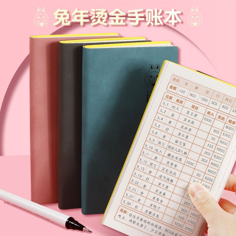 现金日记账本手帐明细账家庭生活日常开支理财笔记本小随身家用收