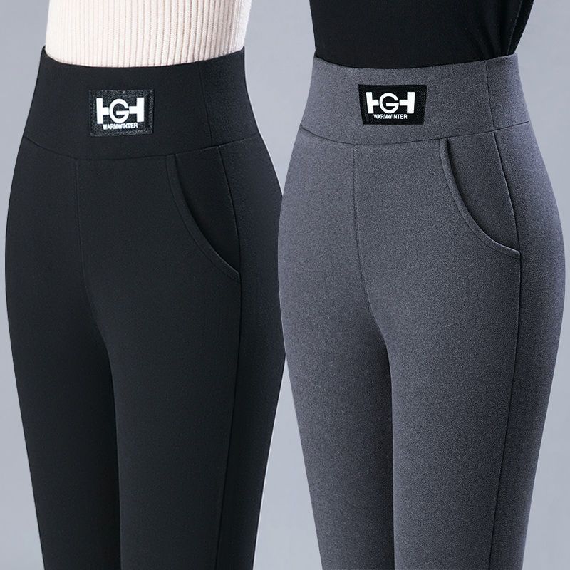 加绒打底裤女外穿新款2023款爆款冬季加绒加厚保暖裤棉裤紧身裤