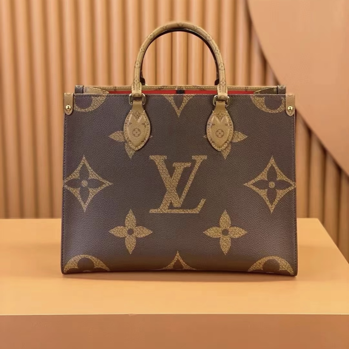 95新 LouisVuitton/路易威登 7姐专场/老花 onthego 大号托特 