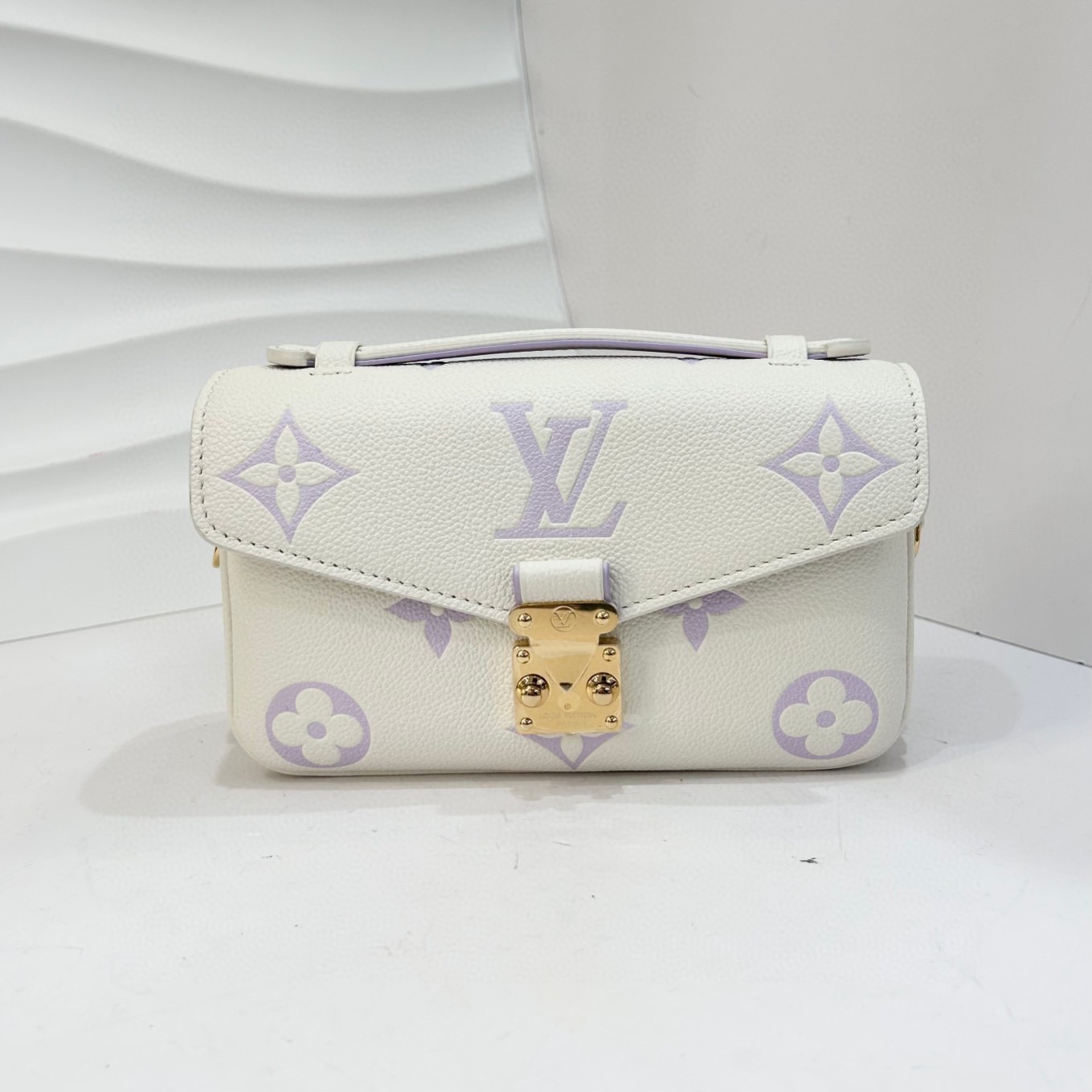 全新未使用 LouisVuitton/路易威登 7姐福利/香芋紫拼白 小邮差