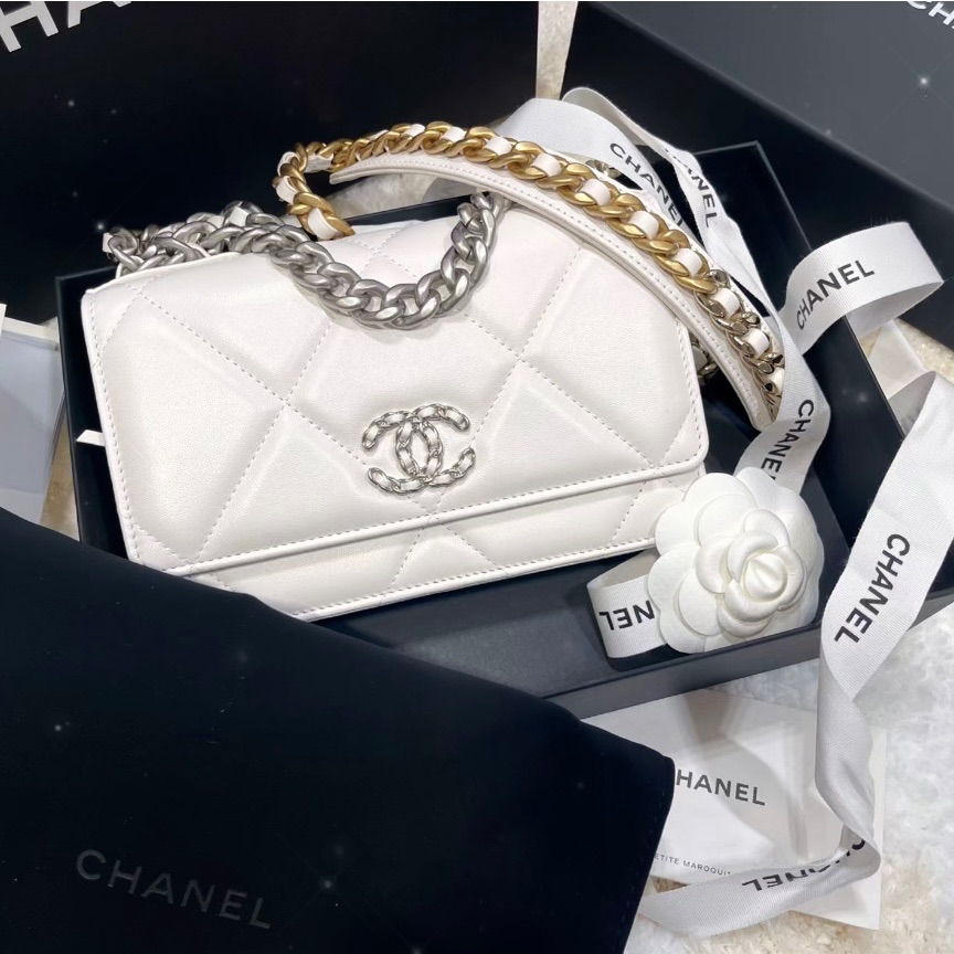 全新未使用 Chanel/香奈儿 7姐专场/白雪公主 19woc 链条包