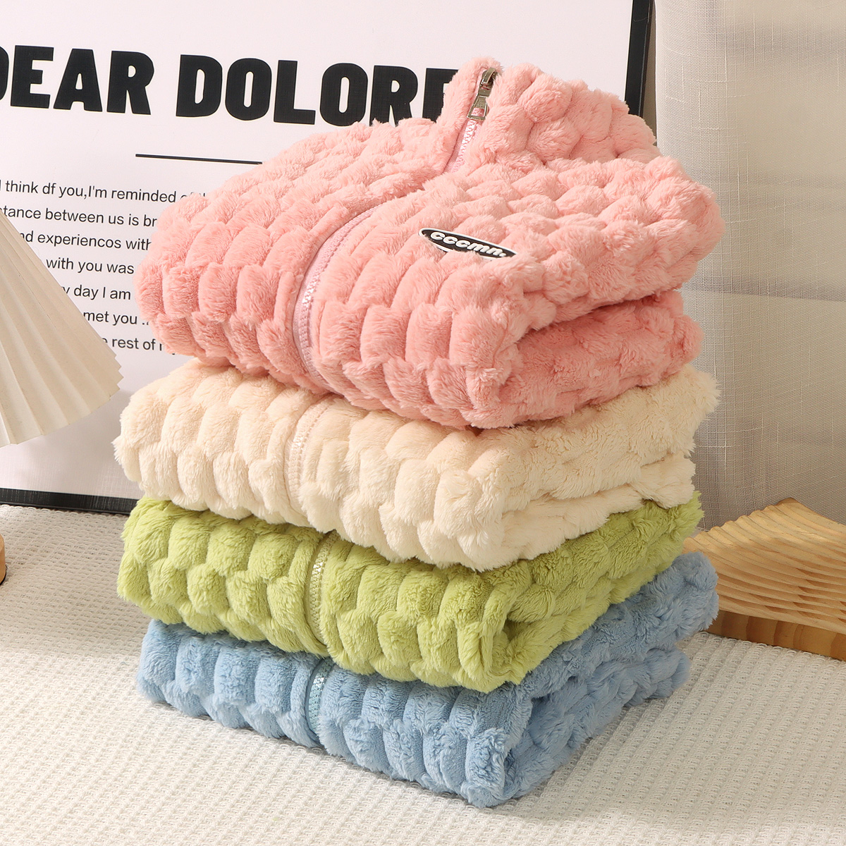 儿童外套男女童秋冬毛毛上衣洋气中大童宝宝童装毛毛外套女童