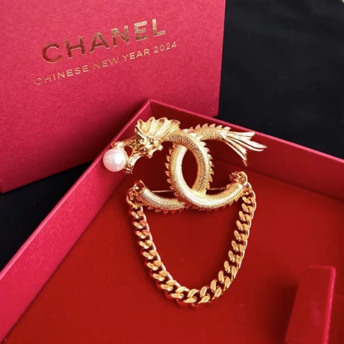 99新 Chanel/香奈儿 龙年限定胸针/JM240925004