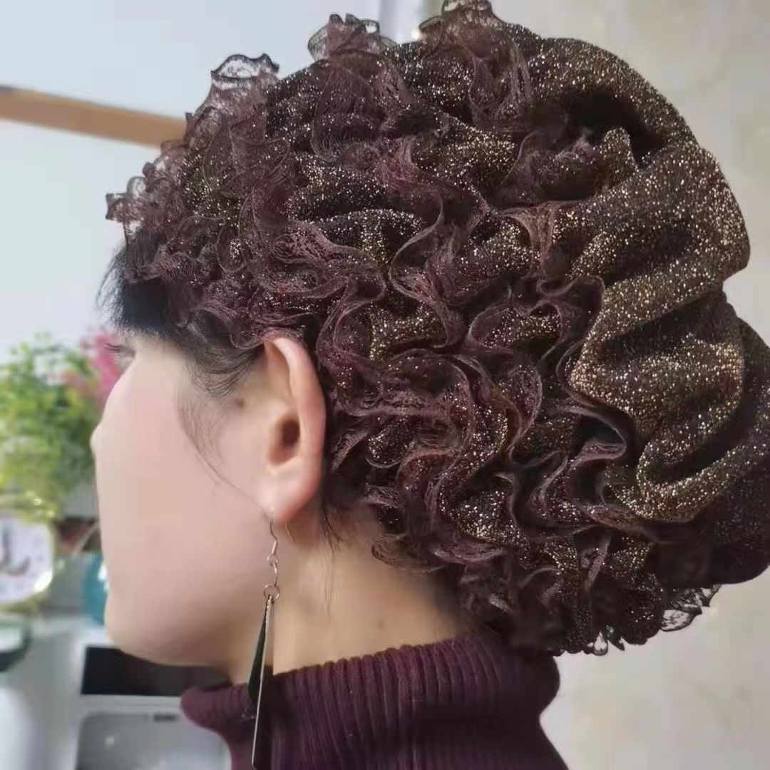 【超值】新款帽子女洋气百搭款假发帽束发遮白发帽妈妈帽中老年款