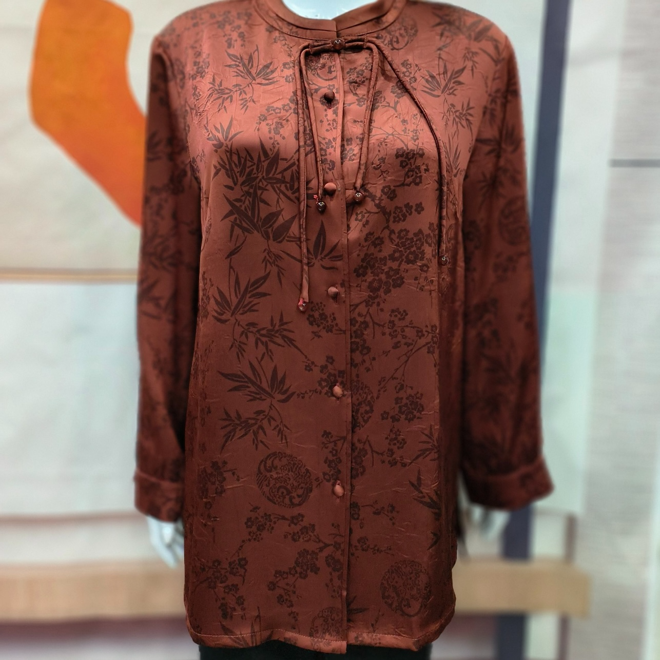 2024夏季盘扣开襟衬衣高端大气