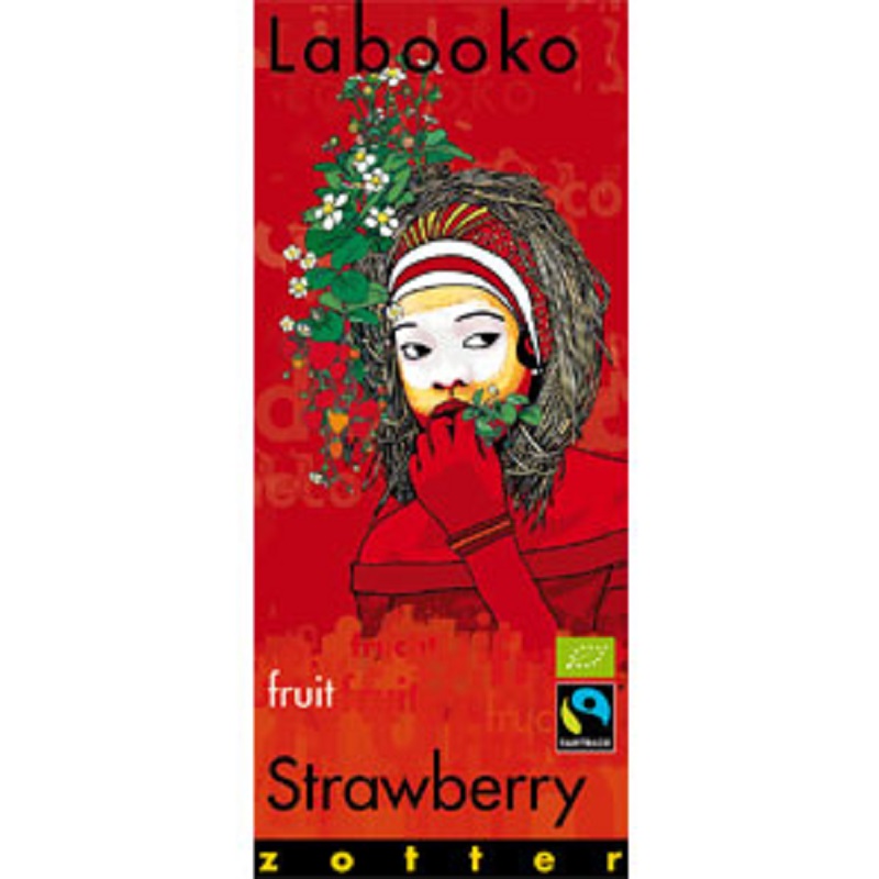 zotter珍得草莓双片系列巧克力制品70g