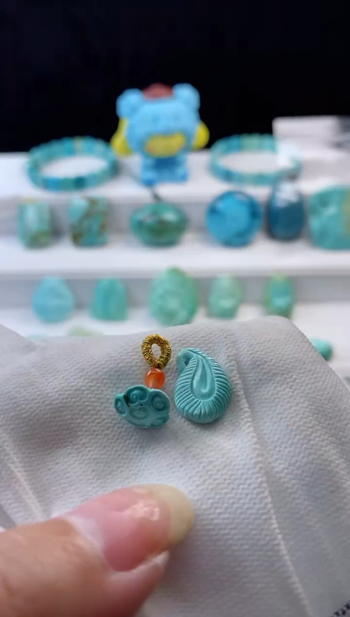 【闪购商品】绿松石颈饰未镶嵌38（4.4mm）