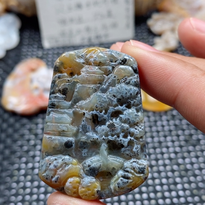 【闪购商品】硅化珊瑚（珊瑚玉）颈饰未镶嵌