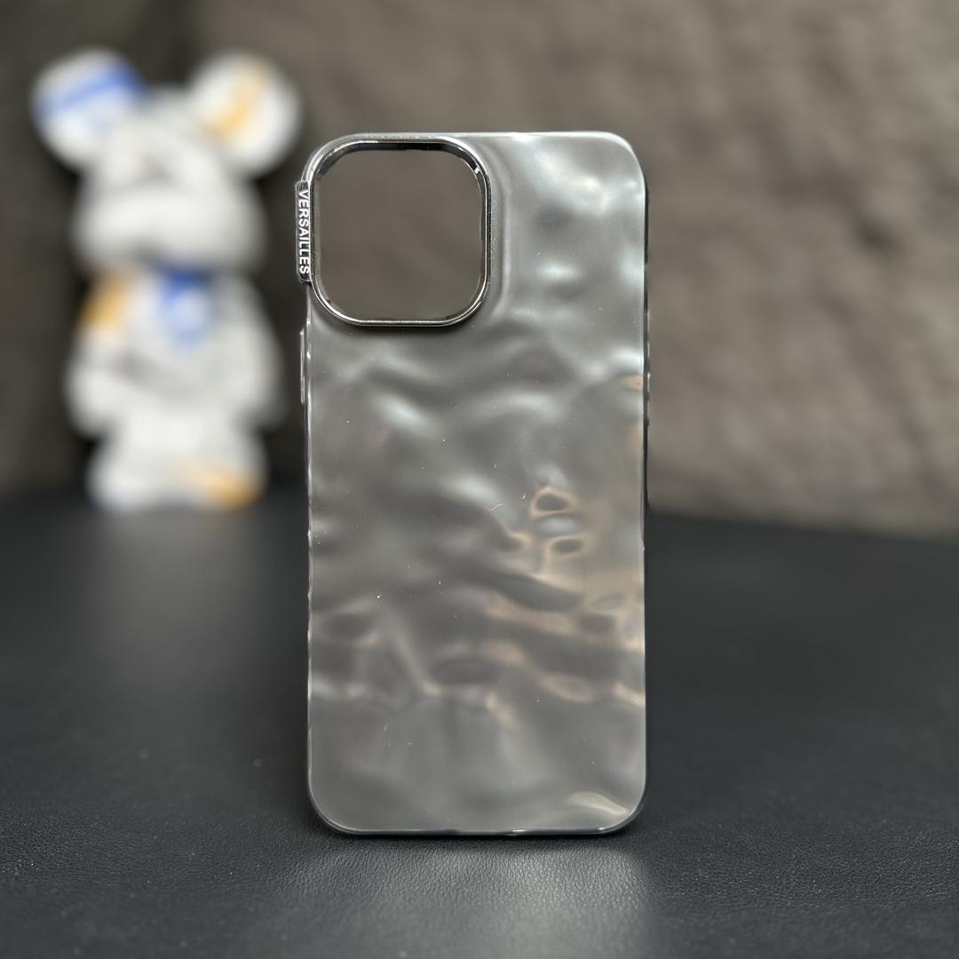 简约水波纹苹果15promax手机壳iPhone14plus/13pro新款ins风12PRO