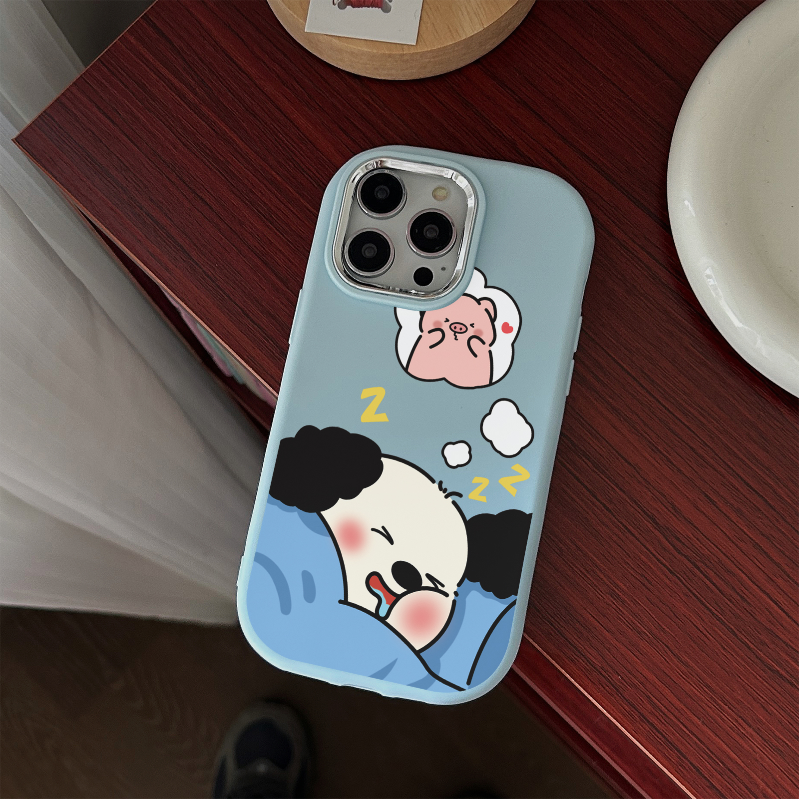 睡觉狗狗苹果15手机壳iPhone14promax新7/8plus软13/12/11/xr卡通