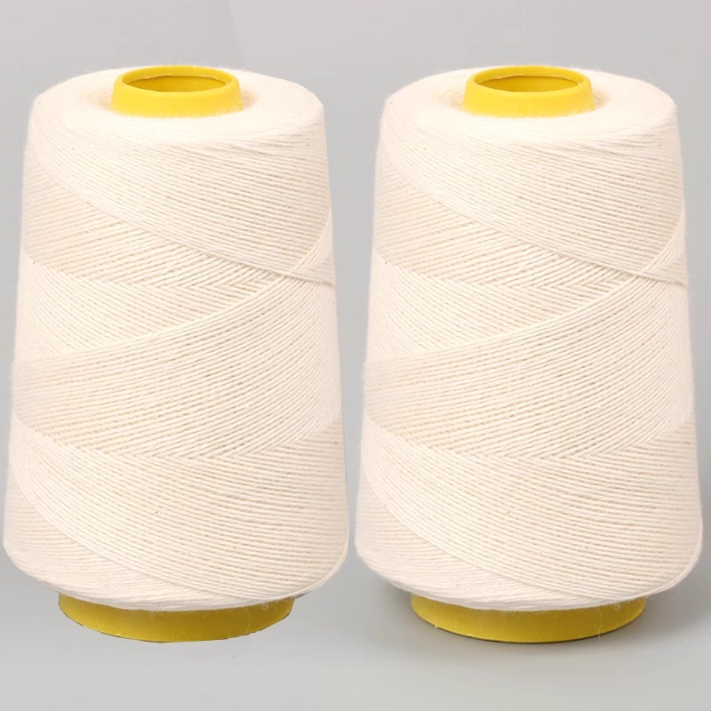 2轴家用手工加粗缝被子专用粗棉线白色