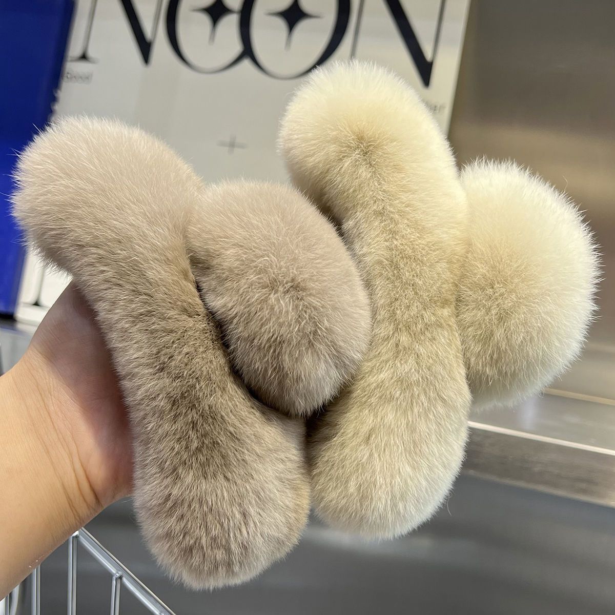 【15厘米超大号全包抓夹】獭兔毛超大抓夹新品福利配饰手工可爱