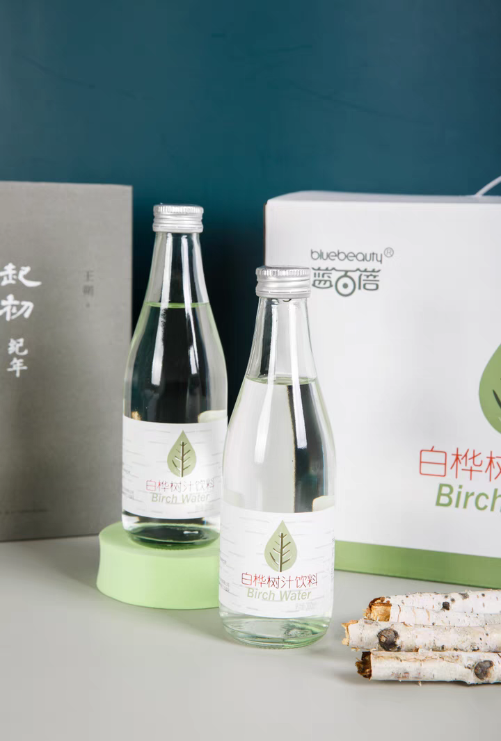 大兴安岭蓝百蓓白桦树汁300ml*8瓶