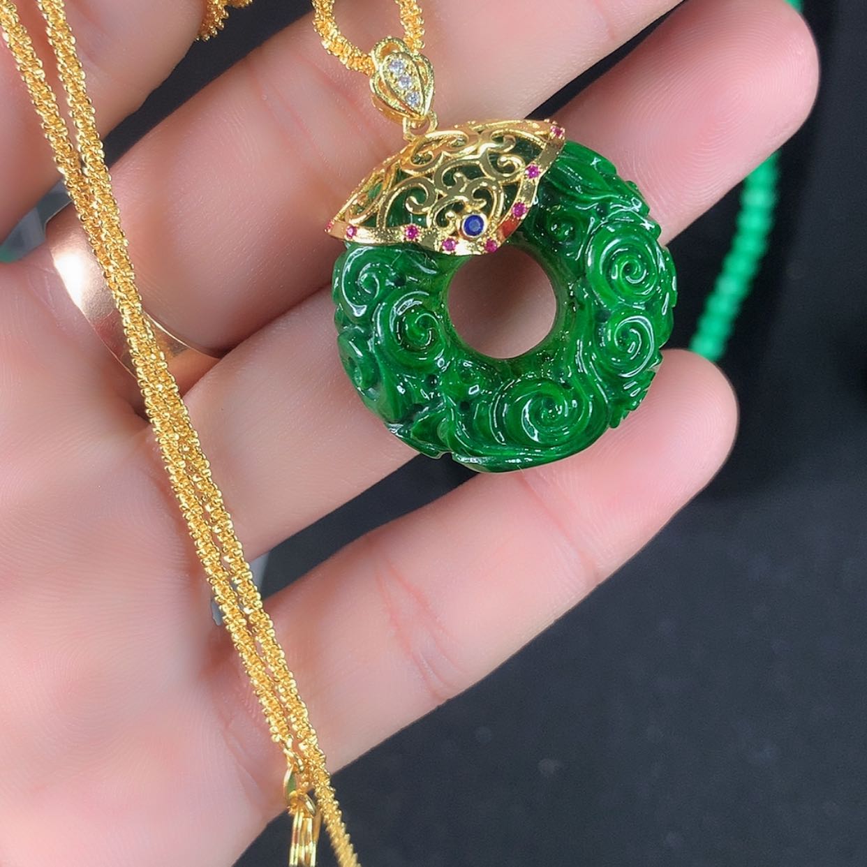 【闪购商品】翡翠耳饰未镶嵌