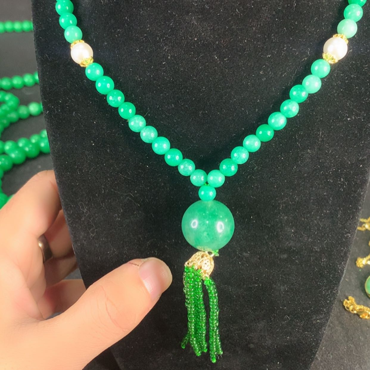 【闪购商品】翡翠耳饰未镶嵌
