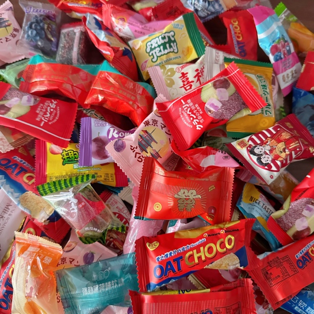 混合装桌糖结婚用喜糖多口味糖果软糖硬糖麦片巧克力等