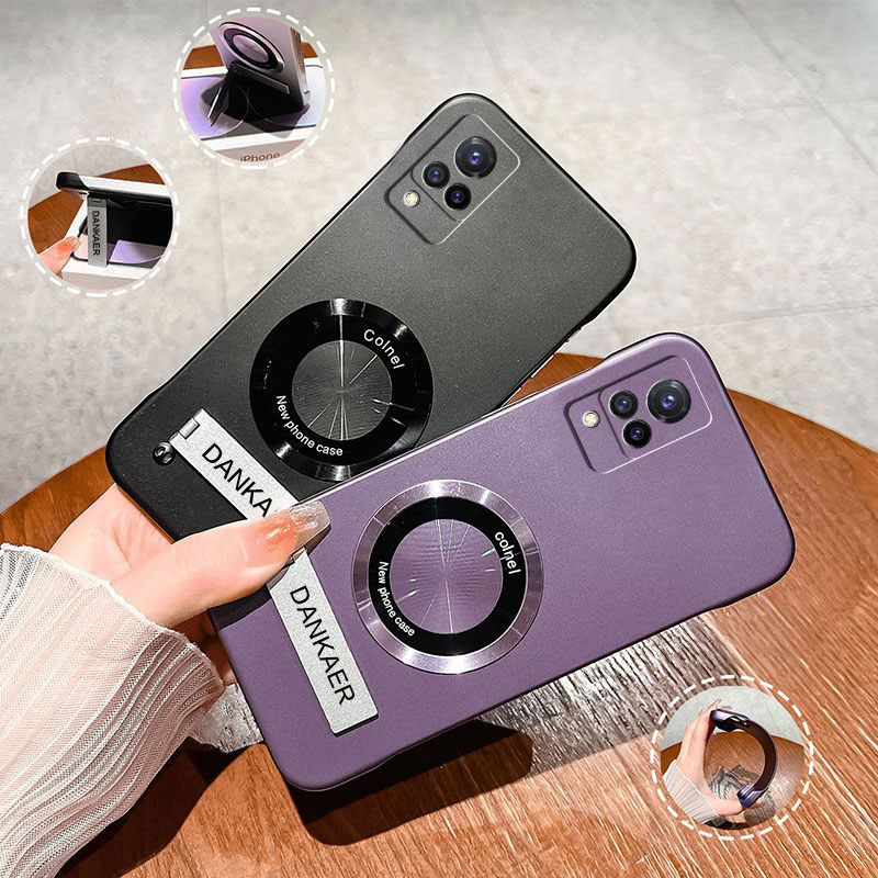 适用于vivoS9/S9 E 超薄无边框防摔保护套支架手机壳高级感保护套