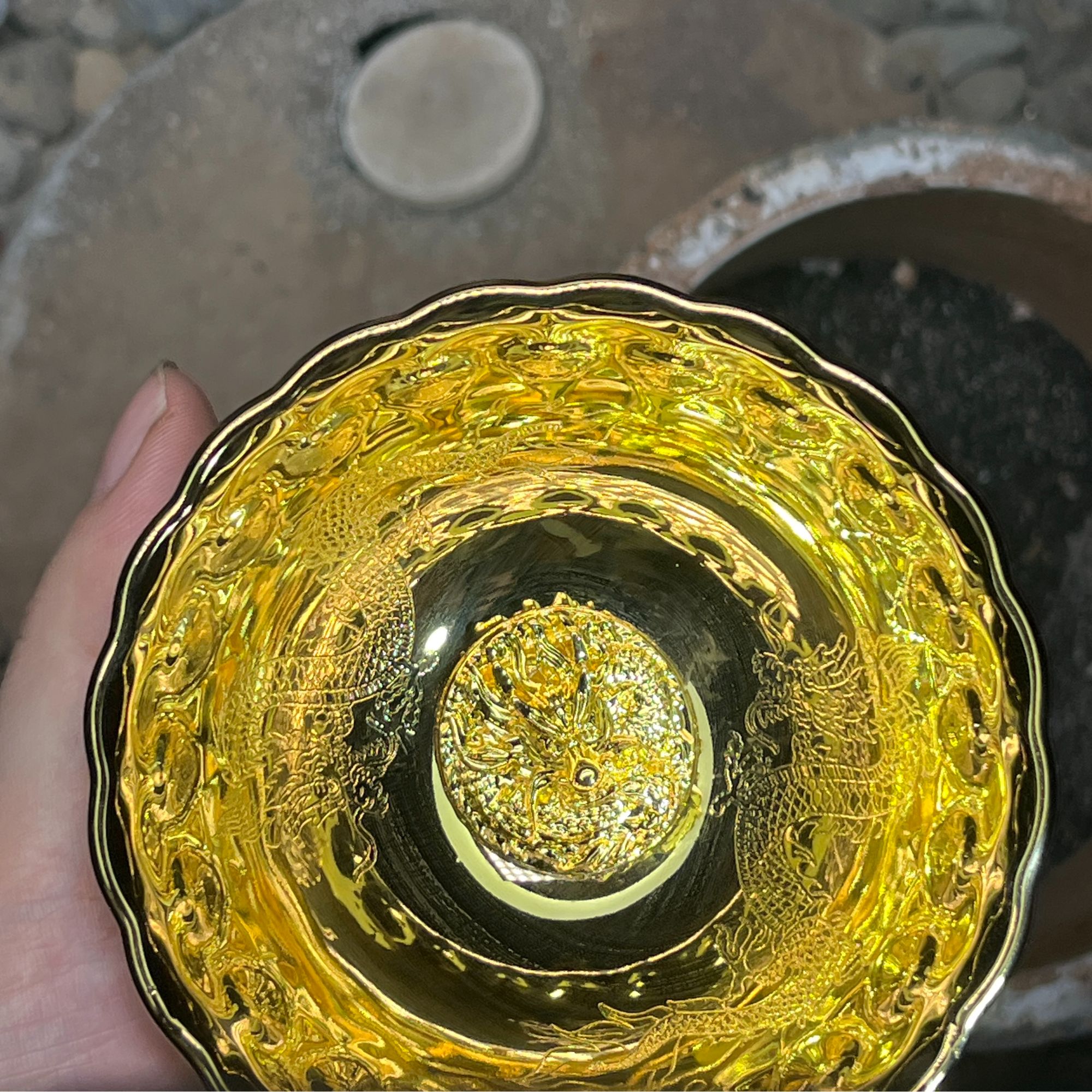 【金龙盘旋金龙】手工精美 茶器 主人杯 陶瓷 茶盏C