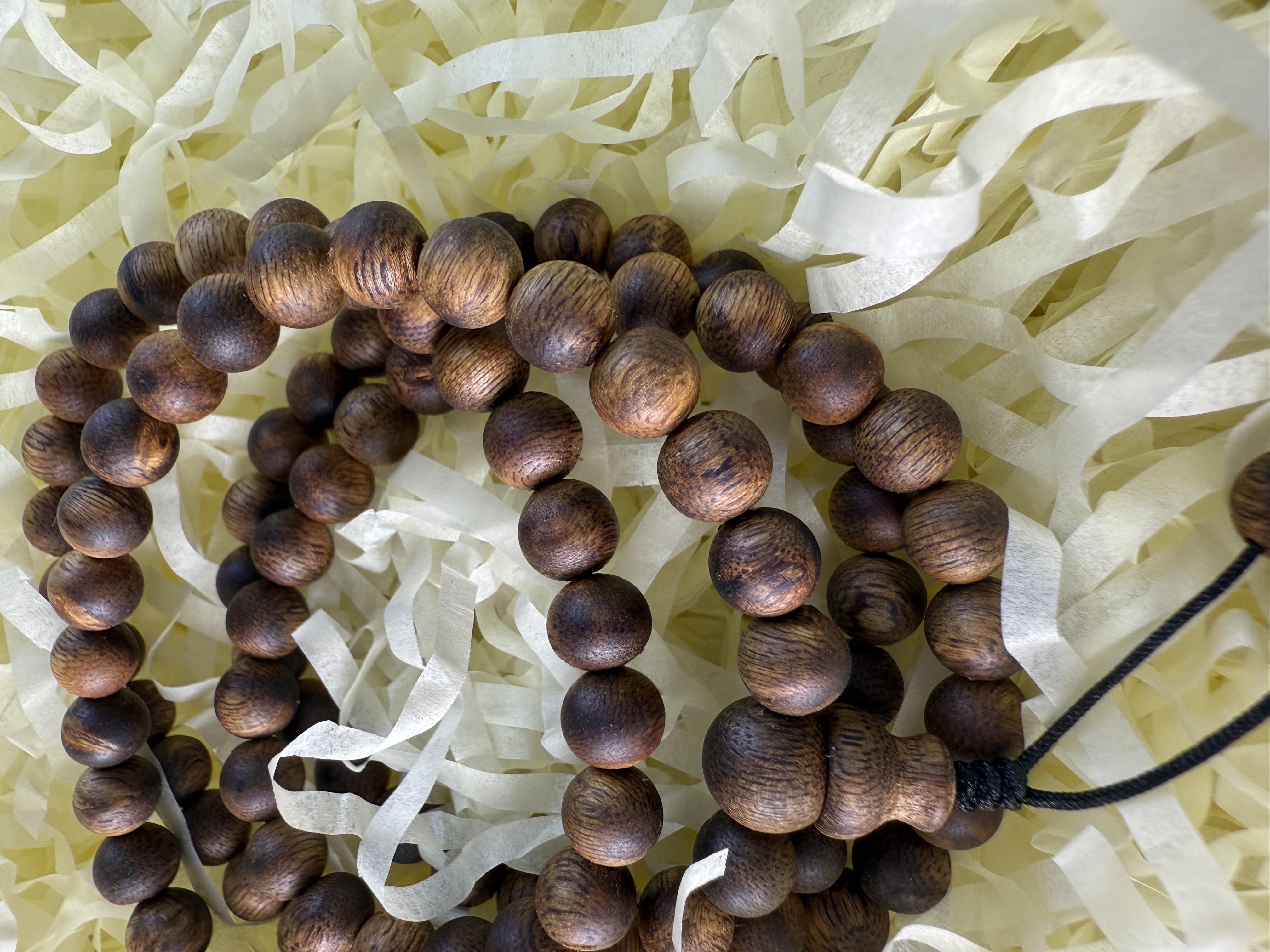 奇楠沉香  多圈圆珠0.9  31克+   多样性发一 