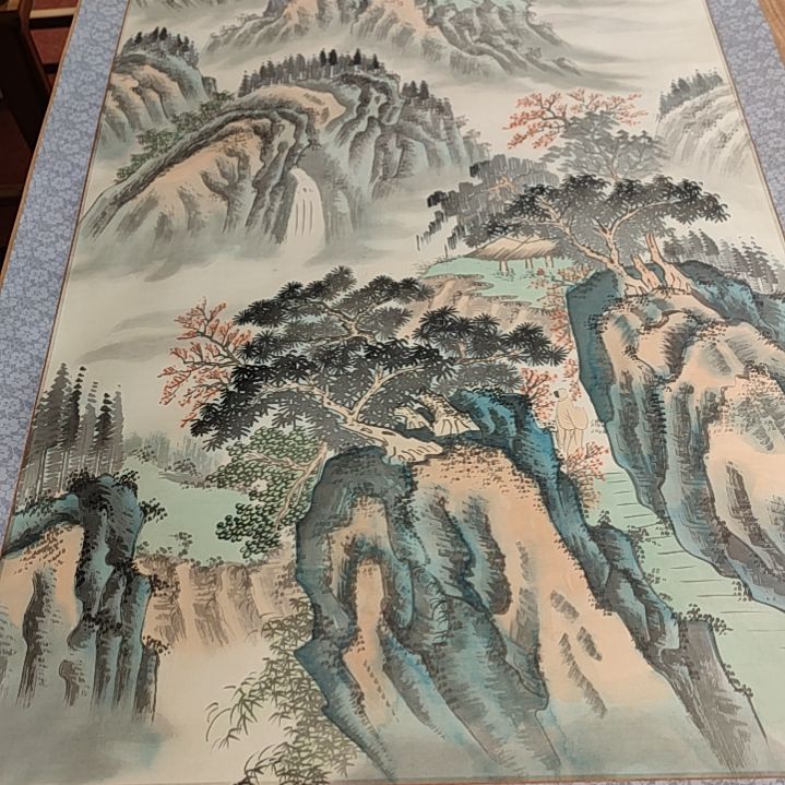 绘画772号绢本山水作品