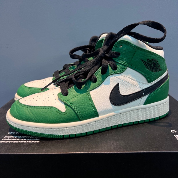 36码 ｜AJ1 Mid 白绿 中帮 防滑耐磨 公价4.3k ｜假一赔四｜