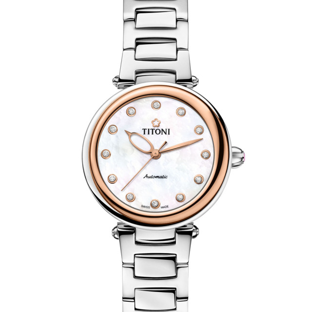 Titoni/梅花女士手表时尚轻奢自动机械腕表炫美系列