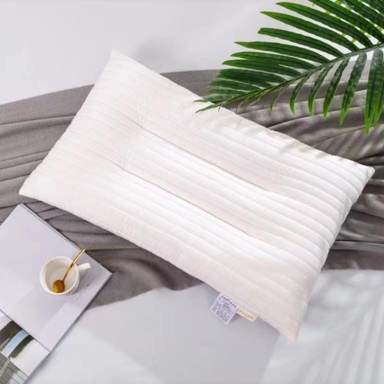 天然低枕透气宿舍乳胶颗粒枕家用学生成人护颈枕芯碎乳胶枕头1对