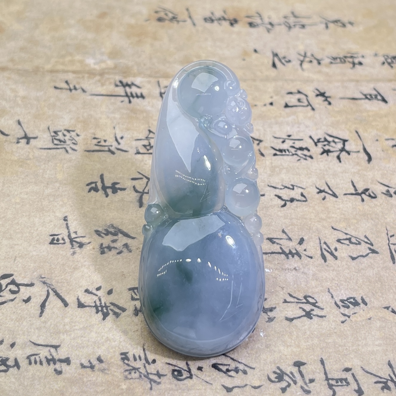 JMB24-125  天然缅甸A货翡翠  福豆