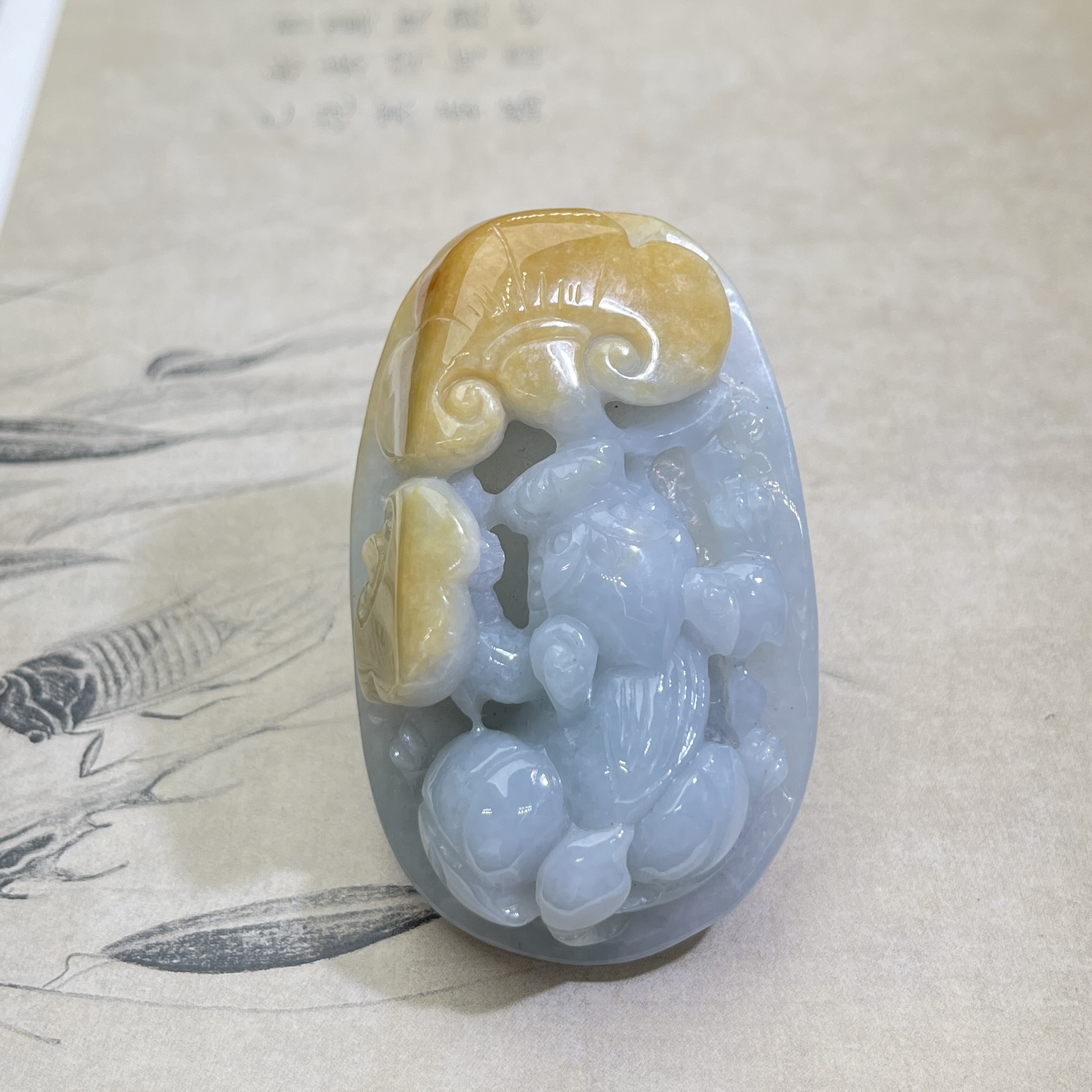 JMW29-017 天然翡翠缅甸A货 如意貔貅