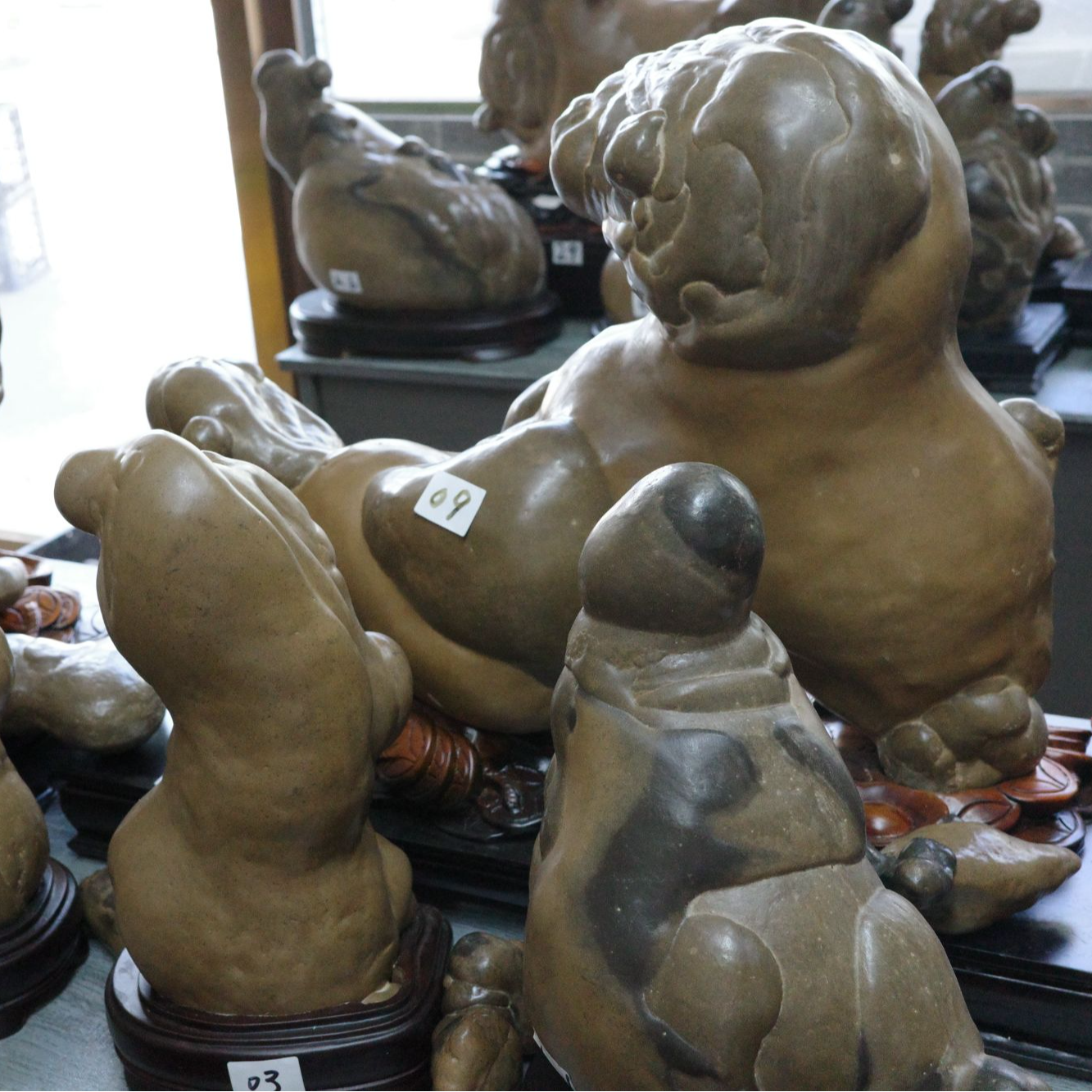 3号青海卡通石 摆件 中式 一物一拍 自行截图创意摆设