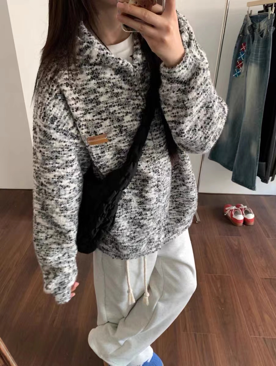 休闲时尚连帽卫衣外套