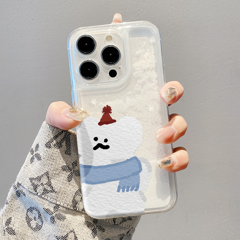 适用苹果15潮流iPhone14手机壳13/12/11promax可爱创意椒熊保护套