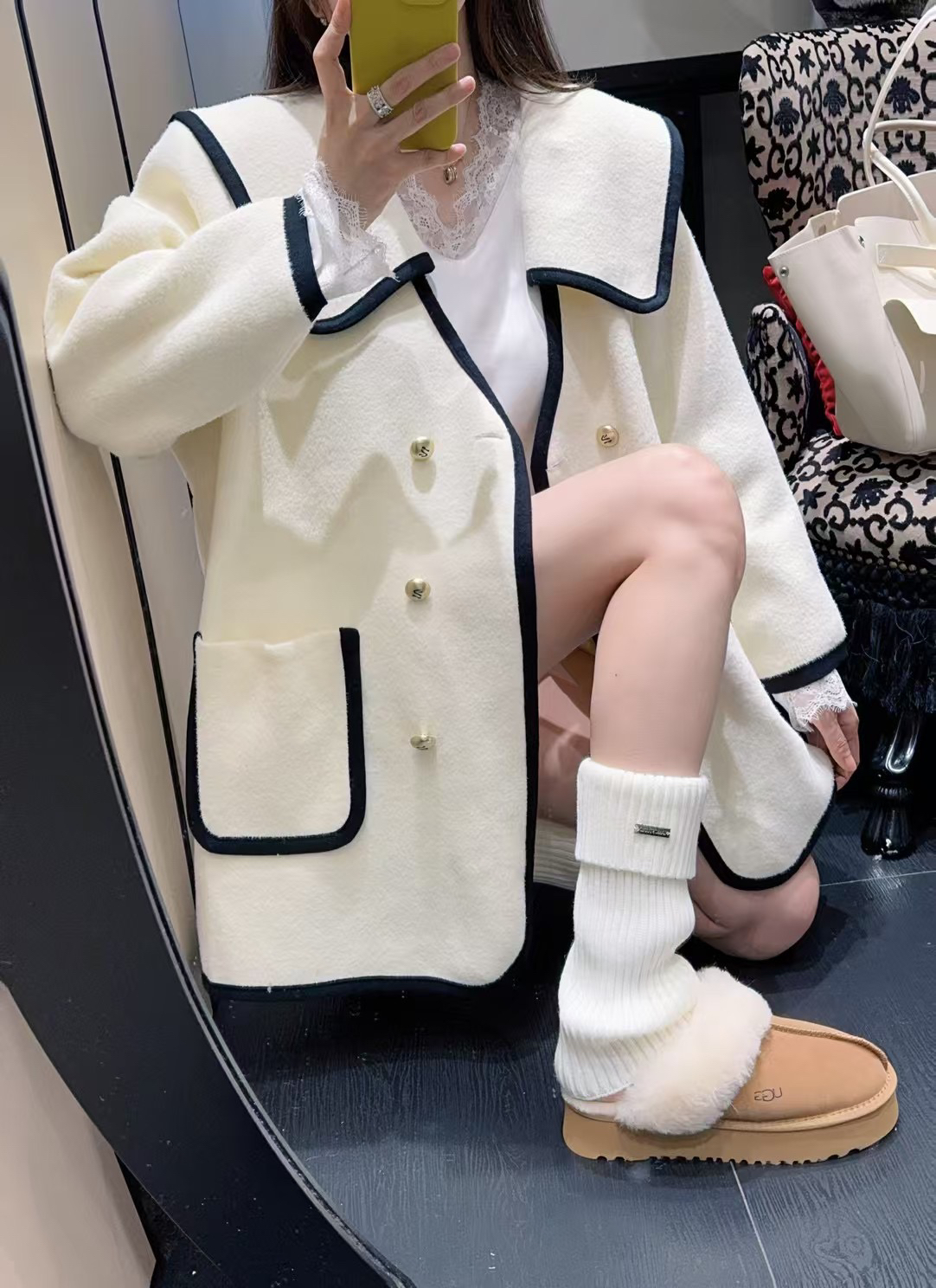 2024自留款外套超级无敌美厚针织韩范儿女神款
