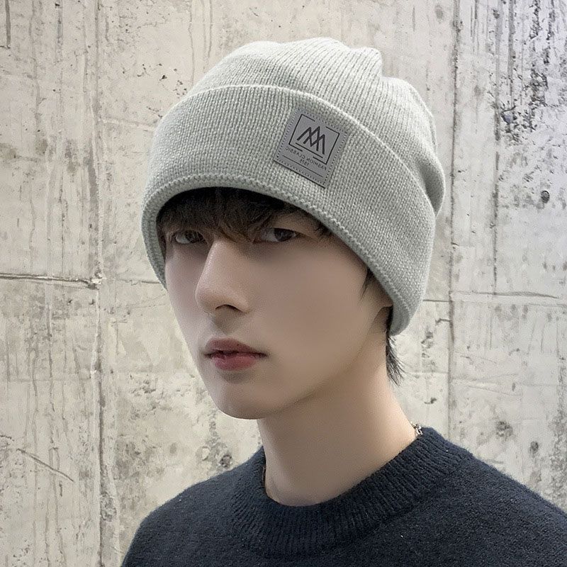 帽子男秋冬季潮流针织帽加绒加厚保暖帽春秋潮防寒棉帽毛线帽冬天