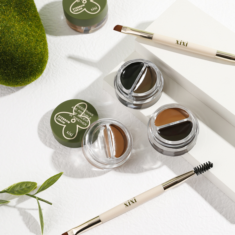 xixi眉笔眉膏防水防汗持久不晕染自然眼线眉笔胶雨衣阴影D-583