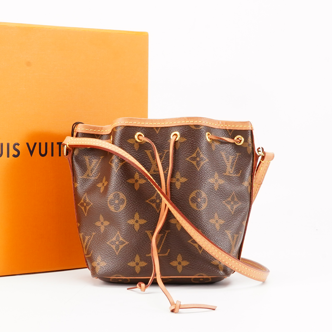 95新 LouisVuitton/路易威登 【静文】水桶noe nano包/BG22000981