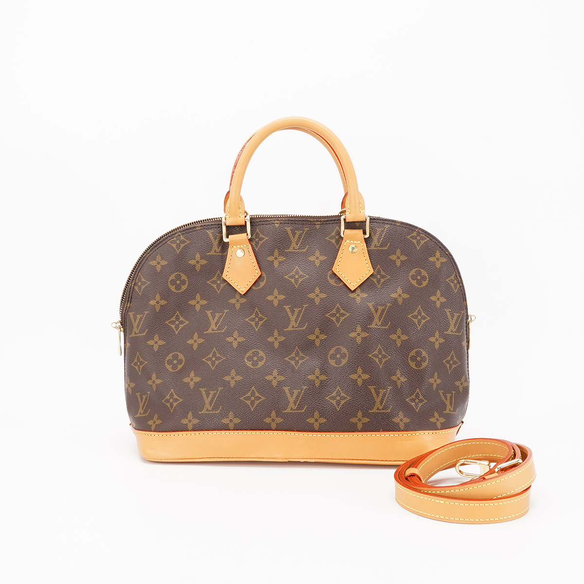 95新 LouisVuitton/路易威登 【静文】alma大号手提款包/换配皮