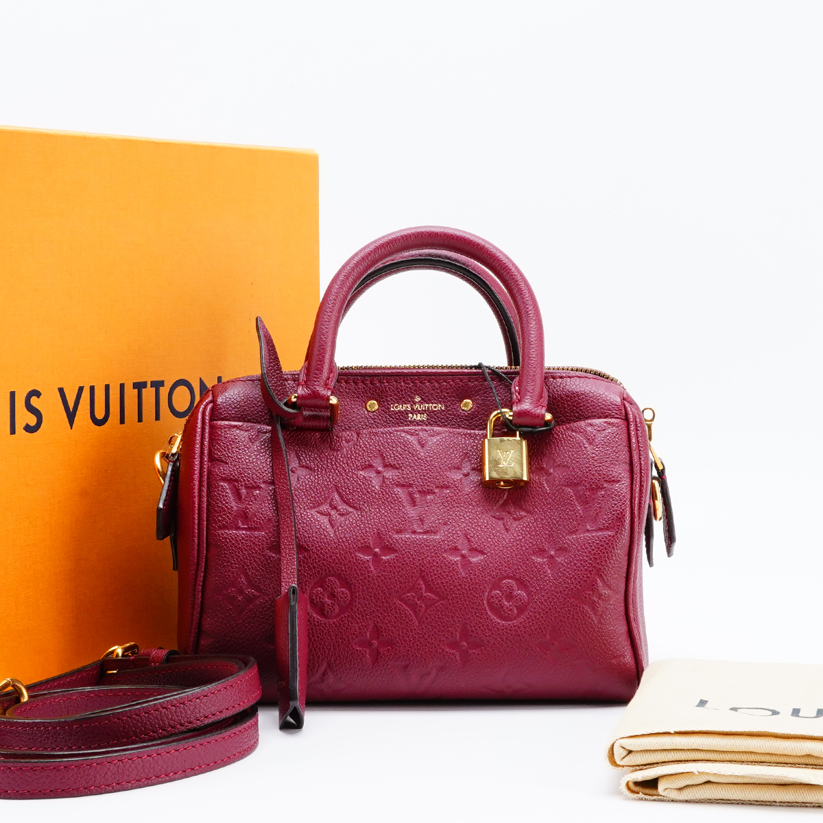 95新 LouisVuitton/路易威登 少肩带【静文】speedy25肩带款包