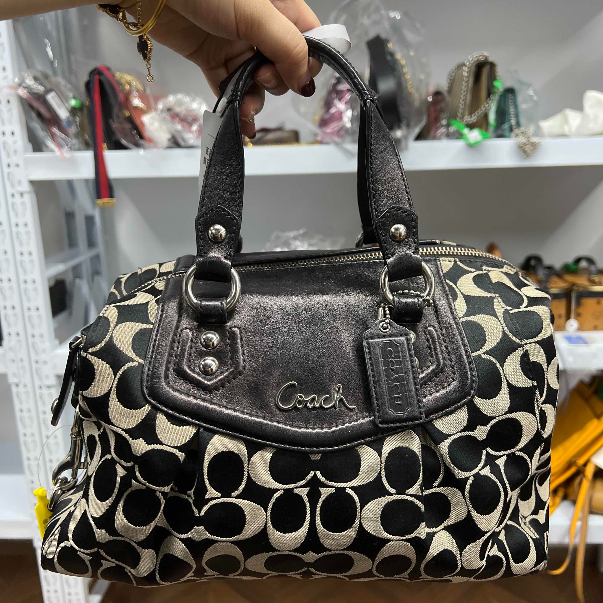 95新 COACH/蔻驰 【桔夕妮妮专属】蔻驰+B19+手提包