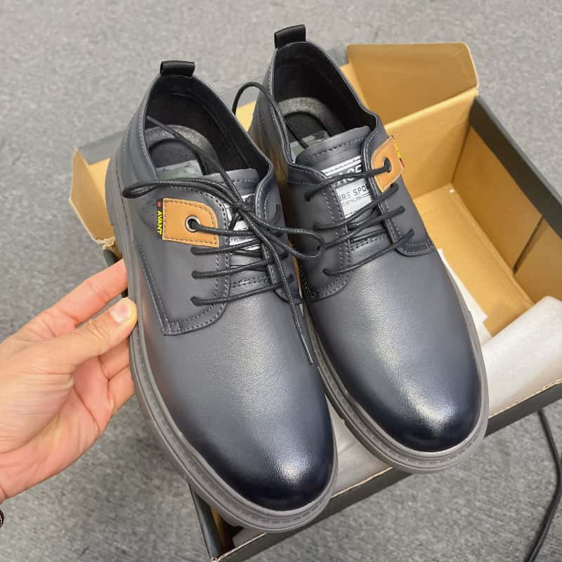 H品质撤柜男鞋！真皮休闲鞋