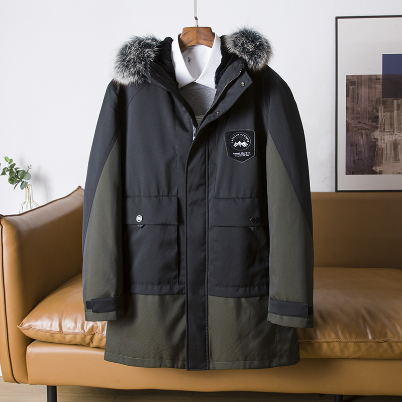 兔毛皮+狐狸毛领！加厚保暖外套