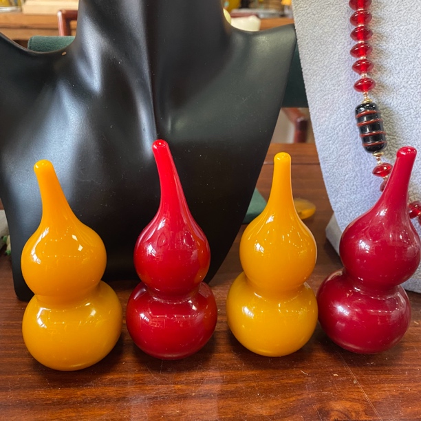 璃凰 淄博博山琉璃110*45葫芦摆件文玩饰品礼品