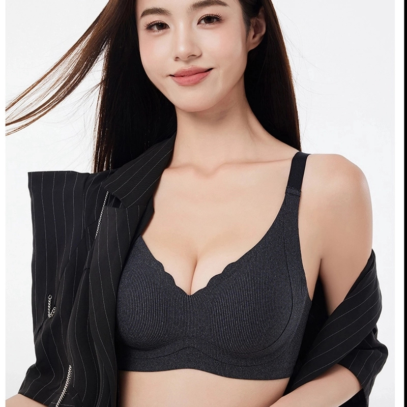 无痕文胸软支撑塑形提拉舒适反重力上托无钢圈圆润饱满美胸内衣女