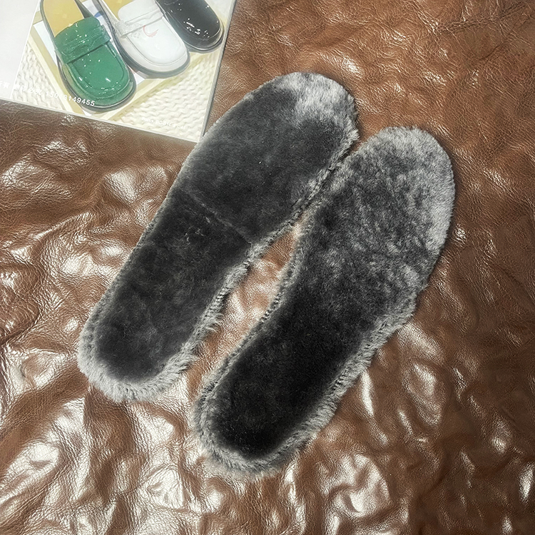 2983-2988同款鞋垫冬季羊皮毛一体防寒保暖运动鞋垫舒适柔软