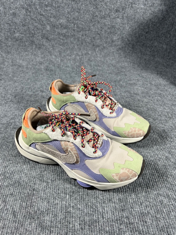 38码内长240/Nike Air Zoom Division WNTR 时尚百搭 低帮 白紫绿