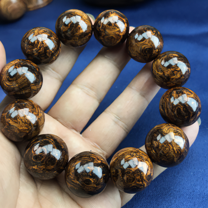 保真精品正宗海南黄花梨紫油梨老料2.0/12圆珠留疤纹收藏版品牌