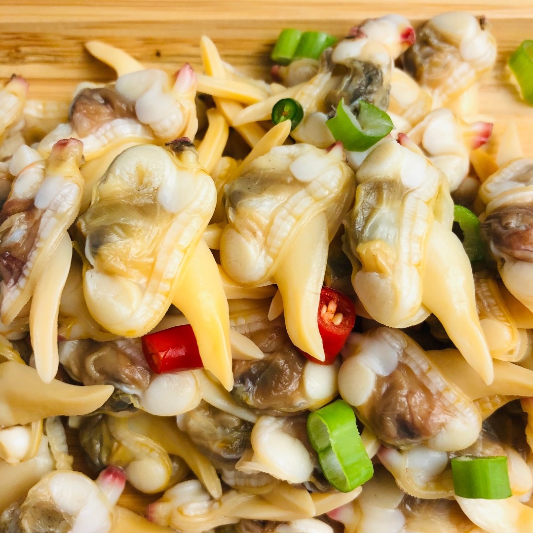 连云港发货新鲜现剥大个无沙黄蚬子肉15包（150g每包）速冻锁鲜