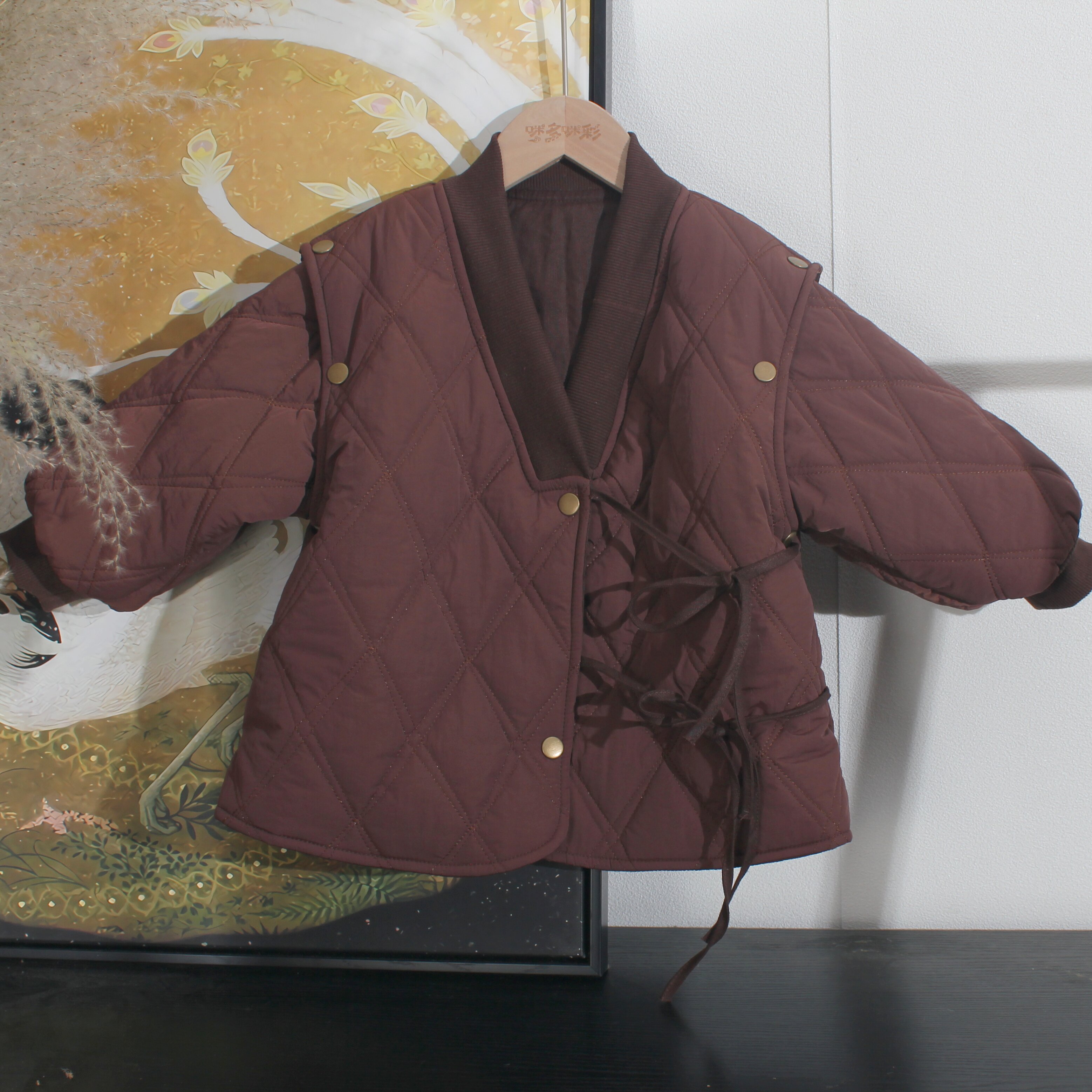 咪多咪彩男童夹棉外套秋冬新款儿童冬季韩版加棉上衣保暖棉服