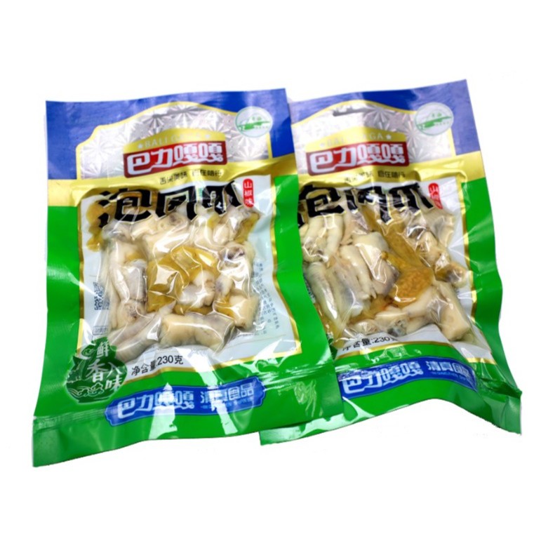 青海特产  清真鸡爪巴力嘎嘎230克泡椒味凤爪