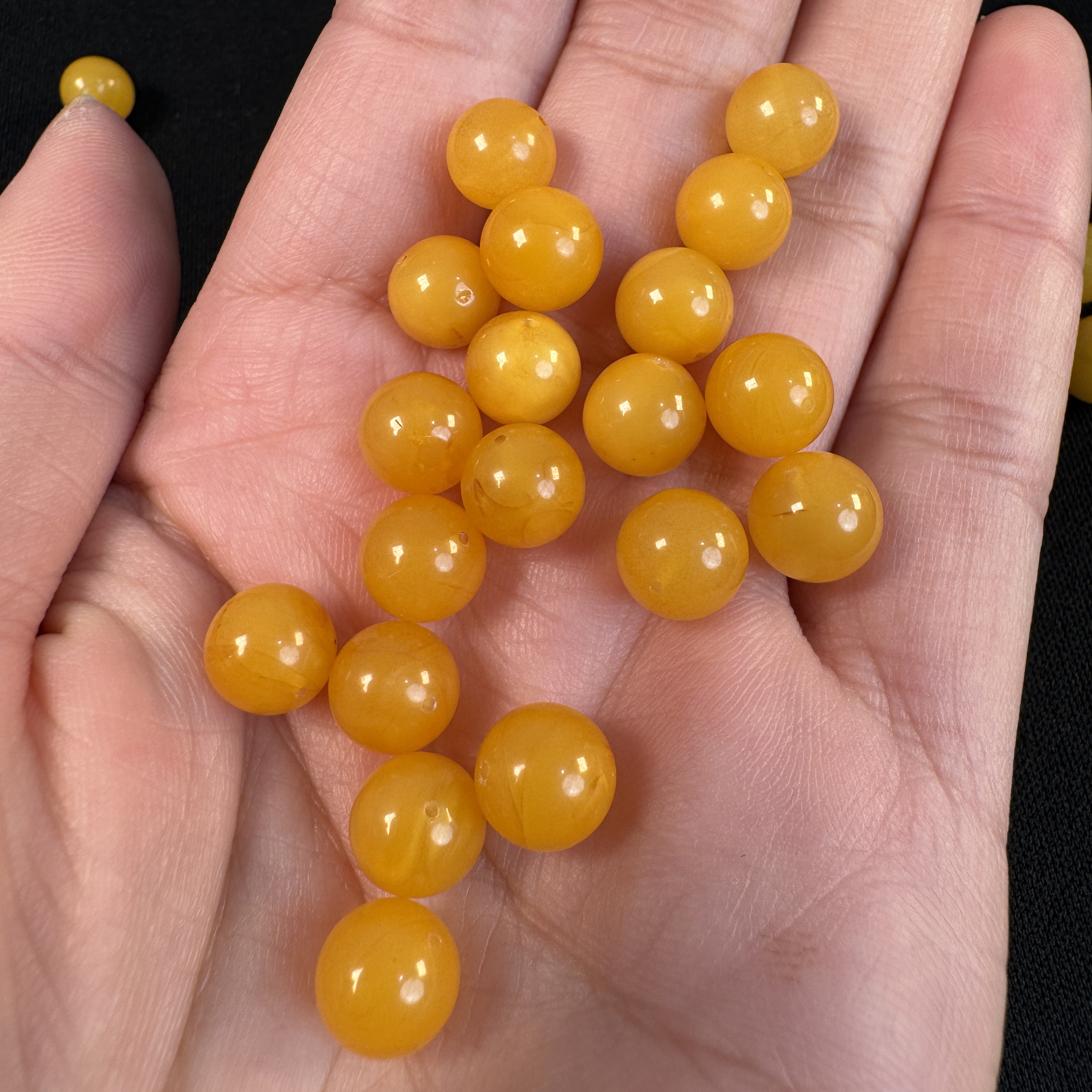 一代蜜蜡圆珠K297 8mm